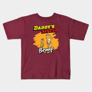 Daddy's Little Braap Boy Kids T-Shirt